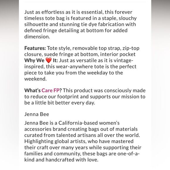 Free People Tula Tassel Tote - Picture 8 of 9